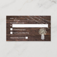 Budget Baby's Breath, Wood Floral 2SM No Meal RSVP