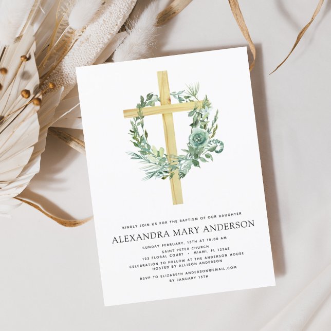 Budget Baptism Floral Greenery Sage Eucalyptus (Creator Uploaded)