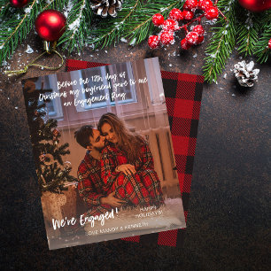 Budget Before 12th of Christmas Engaged Photo