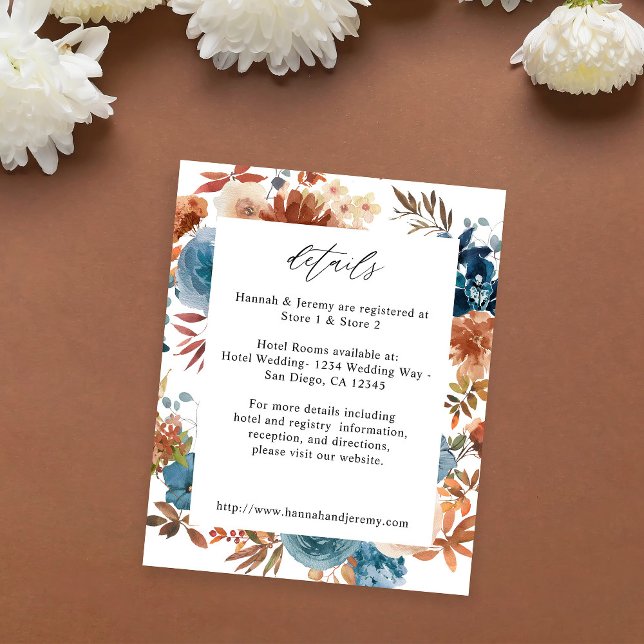 Budget Beige & Dusty Blue Floral Details Flyer (Creator Uploaded)