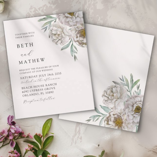 Budget Beige & Off White Florals Wedding (Creator Uploaded)