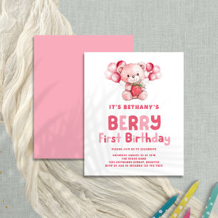 Budget Berry First Birthday Strawberry 1st Party