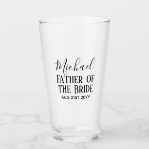 BUDGET Bestman Groomsmen Gifts Black White Glass