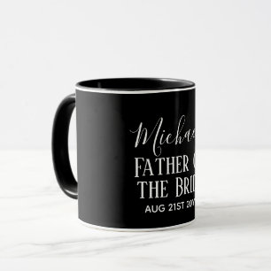 BUDGET Bestman Groomsmen Gifts Black White Mug