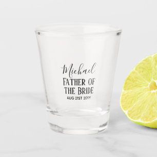 BUDGET Bestman Groomsmen Gifts Black White Shot Glass