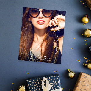 Budget Big Grad Magazine Style Photo Announcement Flyer