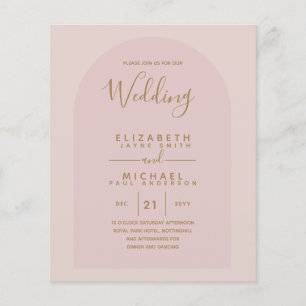 BUDGET Bilingual Spanish Boda English Wedding