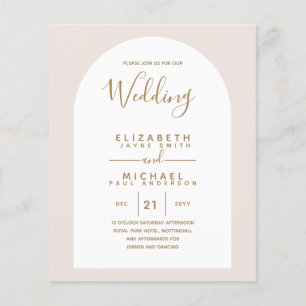 BUDGET Bilingual Spanish English Boda Wedding