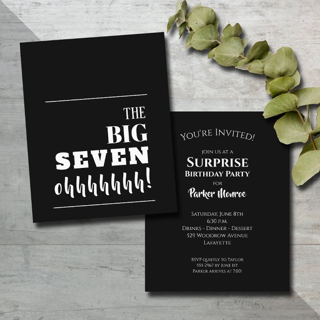 Budget Black and White 70th Birthday Invitations (Creator Uploaded)