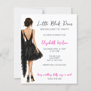 Budget Black Dress High Heels Bachelorette Party