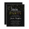 Budget Black & Gold Confetti Shhh Surprise Party