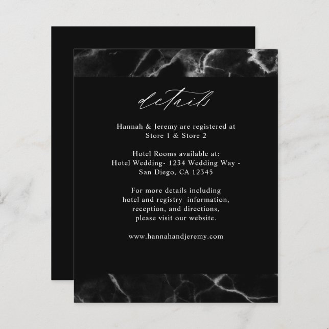 Budget Black Marble Details (Front/Back)