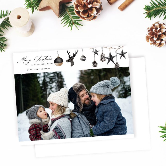 Budget Black Ornaments &Para Photo Merry Christmas (Creator Uploaded)