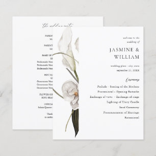 Budget Black & White Floral Wedding Ceremony 2