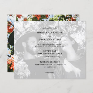 Budget Black & White Photo Landscape Wedding