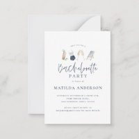 budget blue drinks bachelorette weekend invite