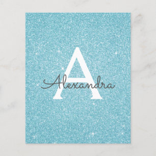 Budget Blue Glitter Sweet Sixteen Birthday
