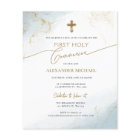 Budget Blue Gold Cross Boy First Holy Communion
