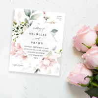 Budget Blush Pink & Eucalyptus Floral Wedding