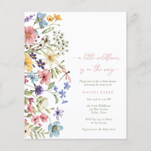 Budget Boho A Little Wildflower Girl Baby Shower