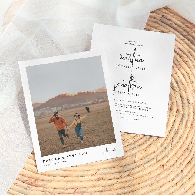 Budget Boho Black & White Elegant Photo Wedding (Creator Uploaded)