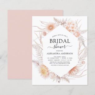 Budget Boho Chic Dusty Pink Desert Bridal Shower