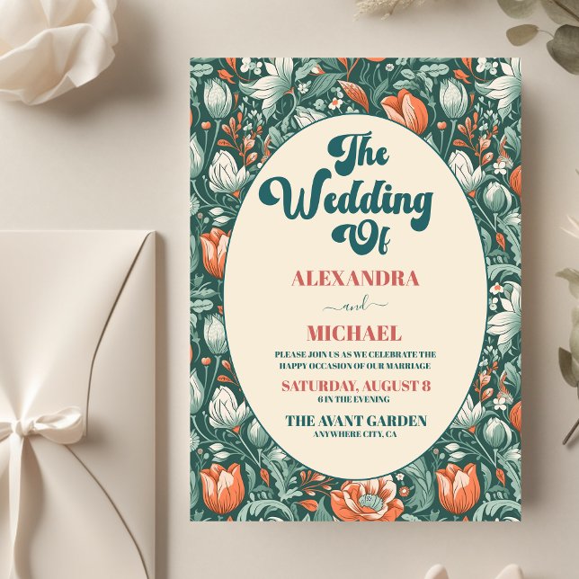 Budget Boho Chic Retro Colourful Floral Wedding  (Creator Uploaded)