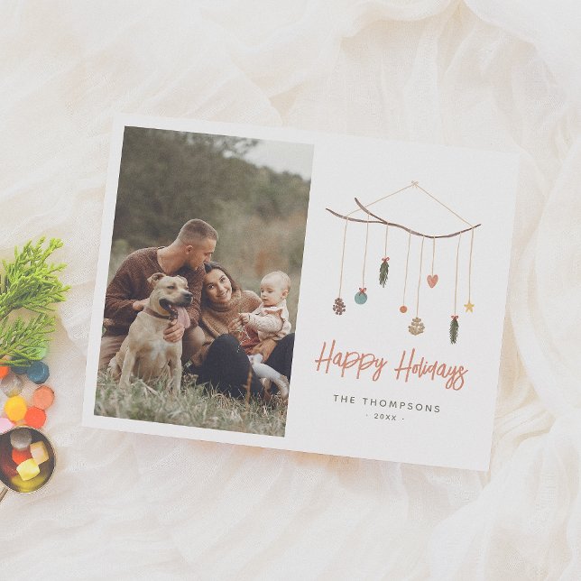 Budget Boho Christmas Tree Branch Photo Holiday (Creator Uploaded)