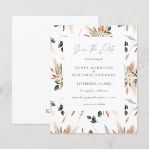 Budget Boho Copper & Beige Floral Wedding