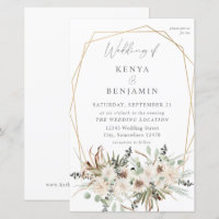 Budget Boho Eucalyptus & Beige Floral Wedding 2 MD