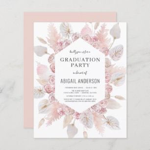Budget Boho Grad Class of 2023 Party Invitation