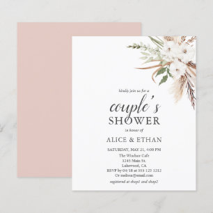 Budget Boho Greenery Pampa Grass Couples Shower