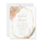 Budget Boho Pampas Grass Bridal Shower Invitation