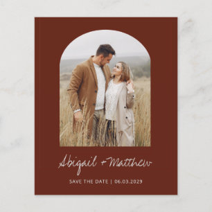 Budget Boho Photo Arch Save The Date Invitation