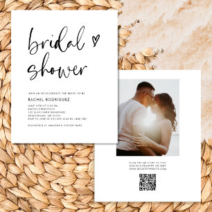 Budget Boho Photo QR Code Bridal Shower