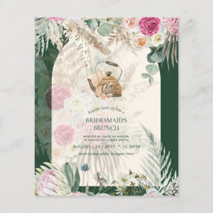 BUDGET Boho TEA PARTY Pampas Grass Bridal Shower