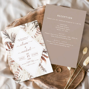 Budget Boho Terracotta All in One Wedding