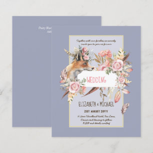 BUDGET Boho Woodland FOX Floral Wedding Modern