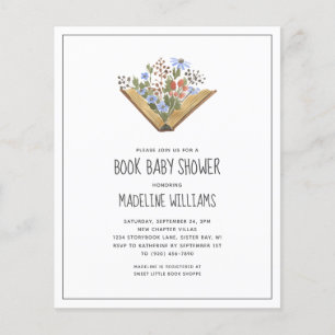 Budget Book Baby Shower 