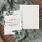 Budget Botanical Greenery Save the Date Invitation