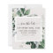 Budget Botanical Greenery Save the Date Invitation