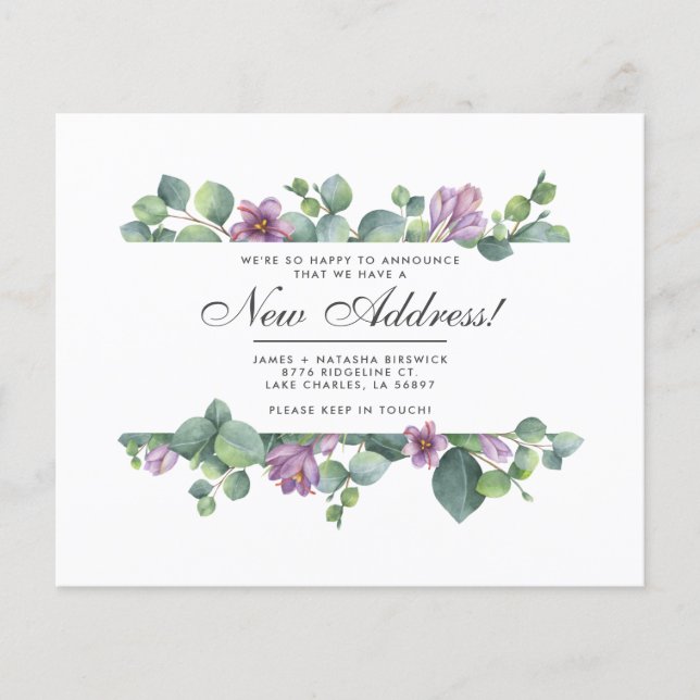 Budget Botanical We’ve Moved Eucalyptus New Home (Front)