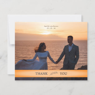 Budget Botanical Wedding Orange Cut Paper Effect