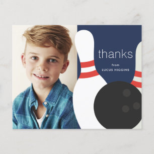Budget Bowling Kids Thank You Card