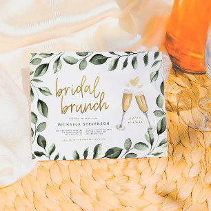 Budget Bridal Brunch Champagne & Eucalyptus