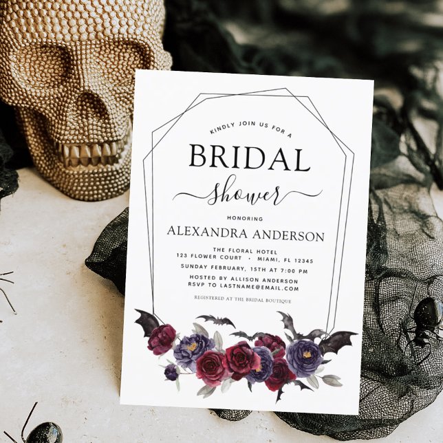Budget Bridal Shower Halloween Autumn Fall Flyer (Creator Uploaded)