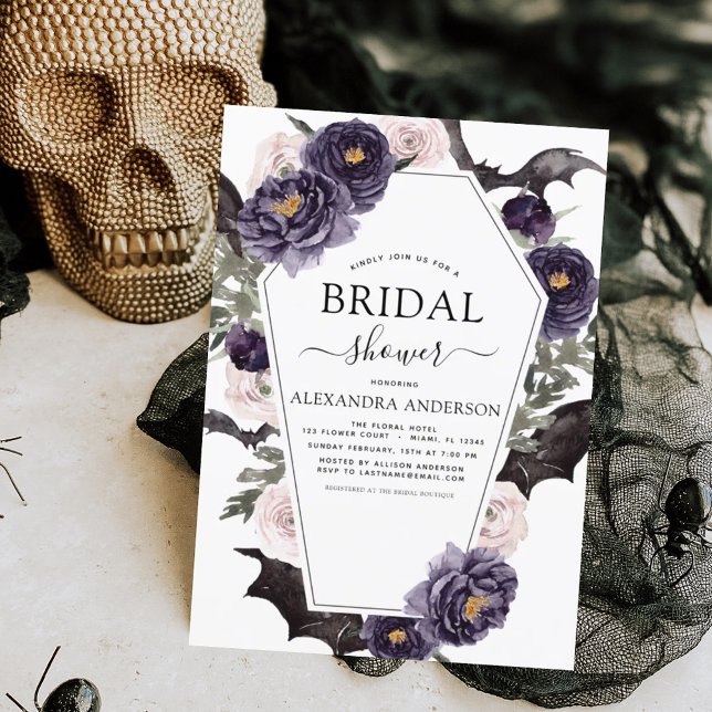 Budget Bridal Shower Halloween Purple Autumn Fall (Creator Uploaded)