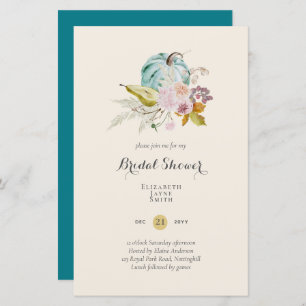 BUDGET Bridal Shower Invitations Custom Colours