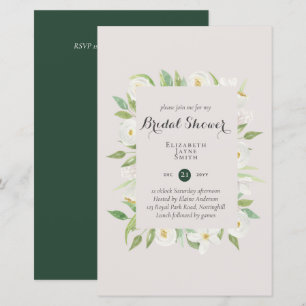 BUDGET Bridal Shower Invitations Custom Colours