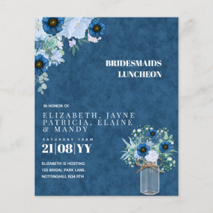 BUDGET Bridesmaids Luncheon Brunch Lunch Floral